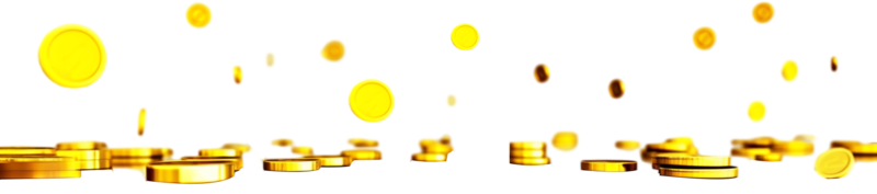 装饰图片,元素元素,金币PNG,漂浮免抠素材
